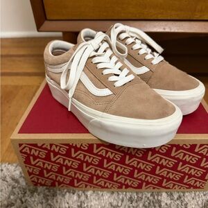 Vans old Skool stackform soft suede shoe